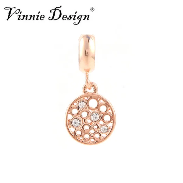 Vinnie дизайнерские ювелирные изделия с кристаллами монета подходят для