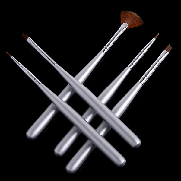 5 шт. кисти для маникюра нанесения гель лака|tools painting|nail dotsnail tools |