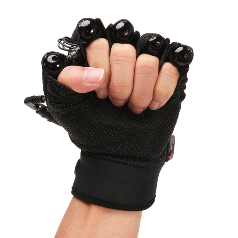 Зеленые лазерные перчатки с 3 режимами рождественские Ночные Клубные