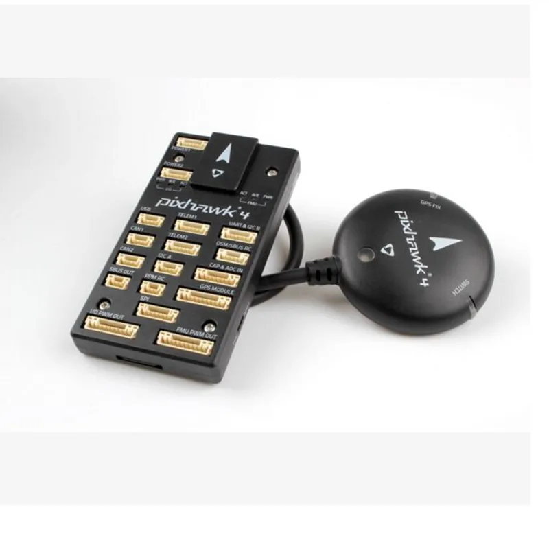 Полетный контроллер Holybro Pixhawk 4 и GPS модуль NEO M8N & PM07 плата управления питанием