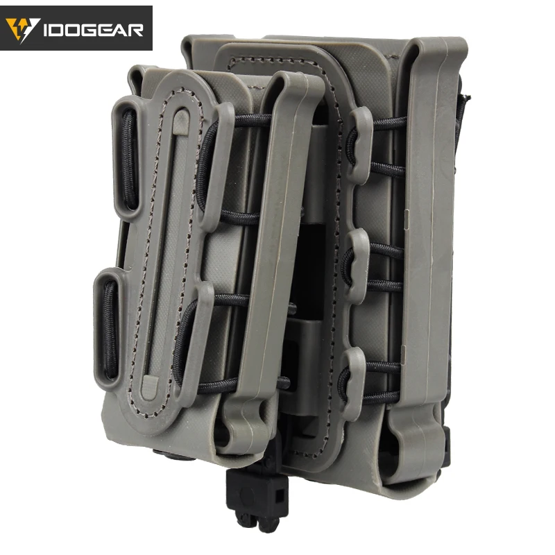 Foliage Green IDOGEAR Molle пистолет маг военный подсумок набор кобура Fastmag Зажим для ремня пластиковый molle Чехол страйкбол оболочка Mag набор - Цвет: Foliage Green