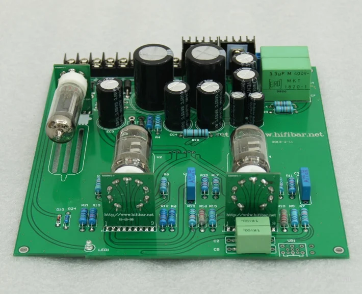 12AX7+ 12AU7(JJ ECC82)+ 6Z4 плата трубного предусилителя предусилитель
