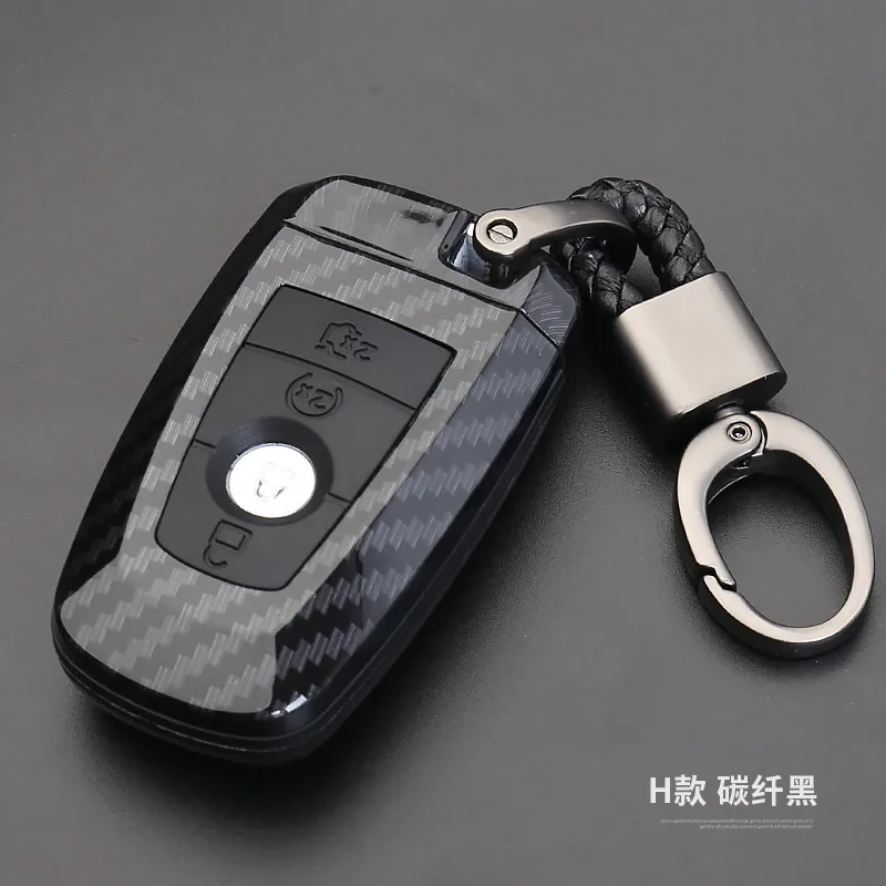 ABS автомобильный Стайлинг чехол для ключей Fob Ford Focus 2 3 ST Mondeo Kuga Fiesta Ecosport Ranger Escape