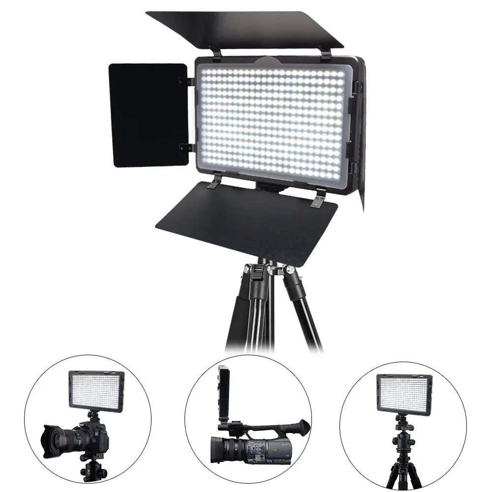 Светодиодный светильник Mcoplus LED-340A для видеокамеры DSLR видеосъемки люмен 1600LM с