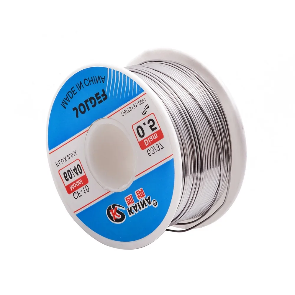Новый припой Sn 60/Pb 40 с канифольным ядром Оловянно свинцовый сварочный флюс 2.0%