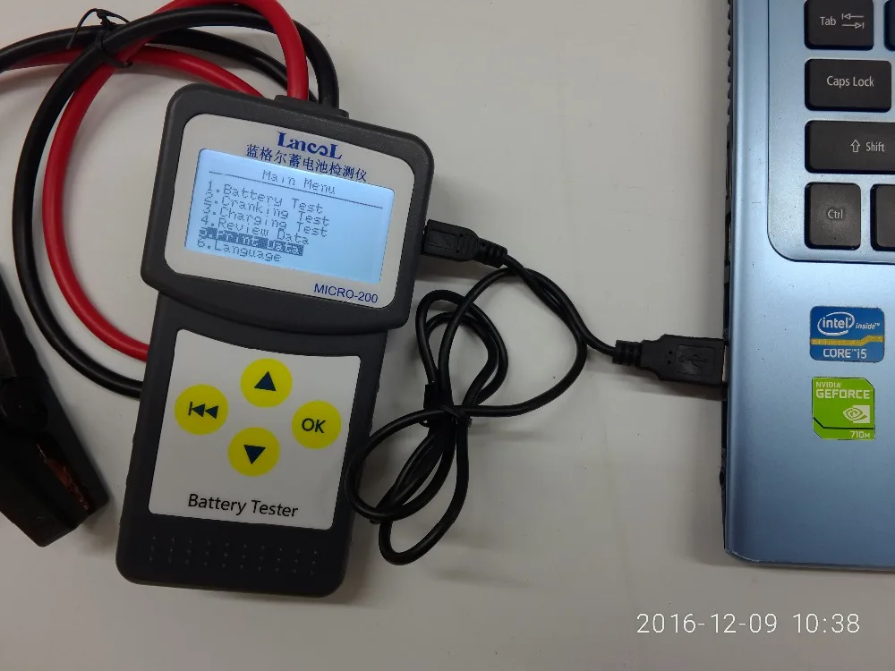 Lancol Micro200 профессиональный 2000 CCA 200AH анализирующий диагностический инструмент с