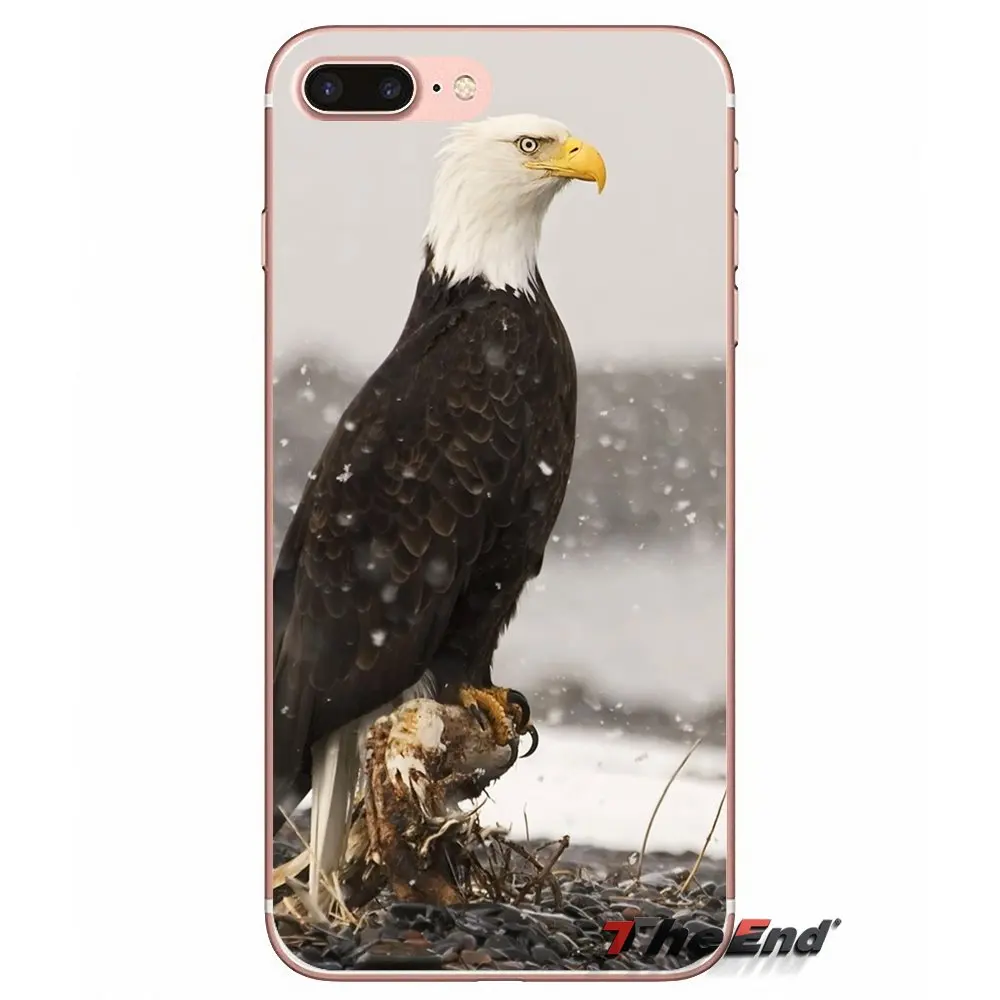 Чехлы для мобильных телефонов Bald eagle USA graphic iPhone X 4 4S 5 5S 5C SE 6 6S 7 8 Plus Samsung Galaxy J1 J3 J5 J7 A3