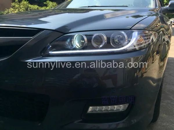 Для MAZDA 6 светодиодный фонарь angel eyes 2003 до 2013 года LF