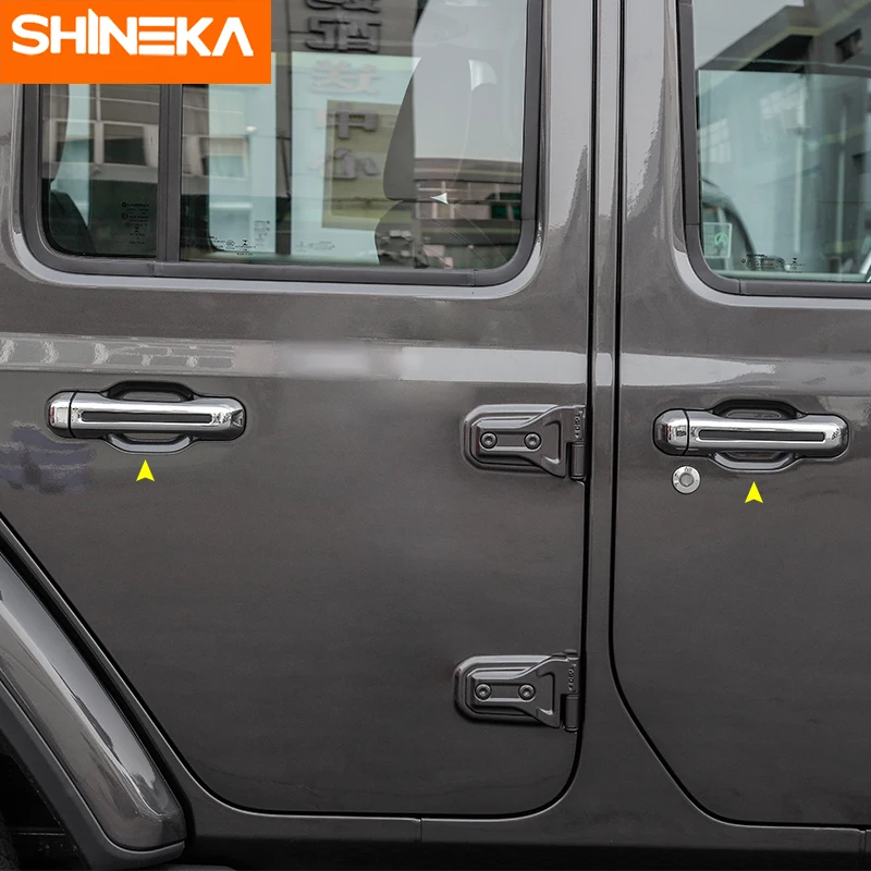 SHINEKA ABS Автомобильная боковая дверная ручка задняя для автомобиля внешняя дверь