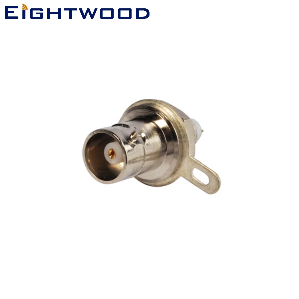 

Eightwood 10PCS Mini-BNC Jack Female RF Coaxial Connector Adapter Panel Mount with Nut Bulkhead and Solder Cup for Antenna