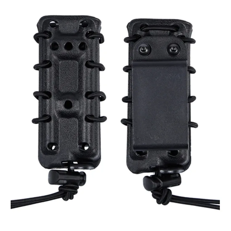 Black-B Военный страйкбол Тактический Скорпион 9 мм FastMag один Molle подсумок быстро Mag держатель сумка охотничий пистолет Mag кобура - Цвет: Black-B