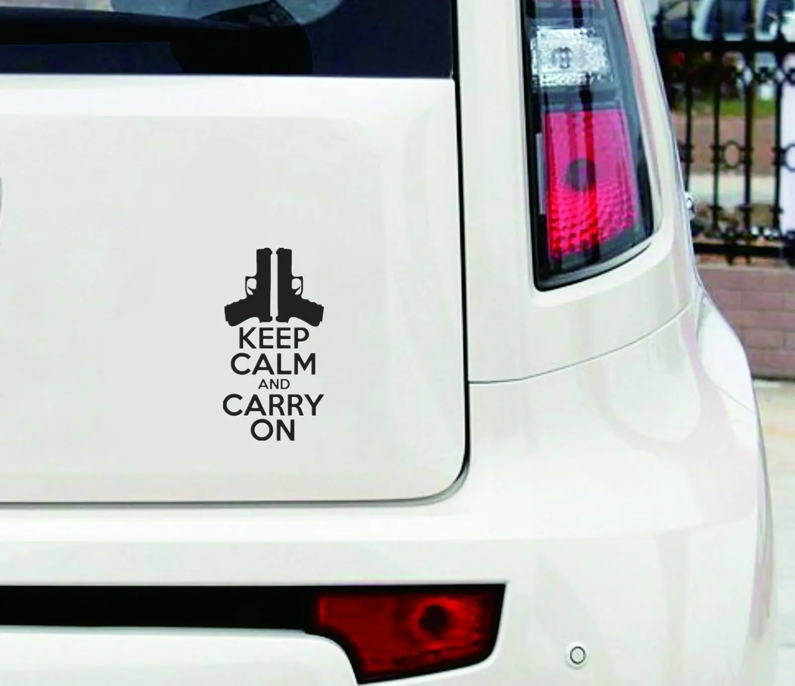 

Веселая наклейка на автомобиль Keep Calm And Carry On, наклейка на бампер автомобиля, грузовика, наклейка на бампер, новинка, наклейка