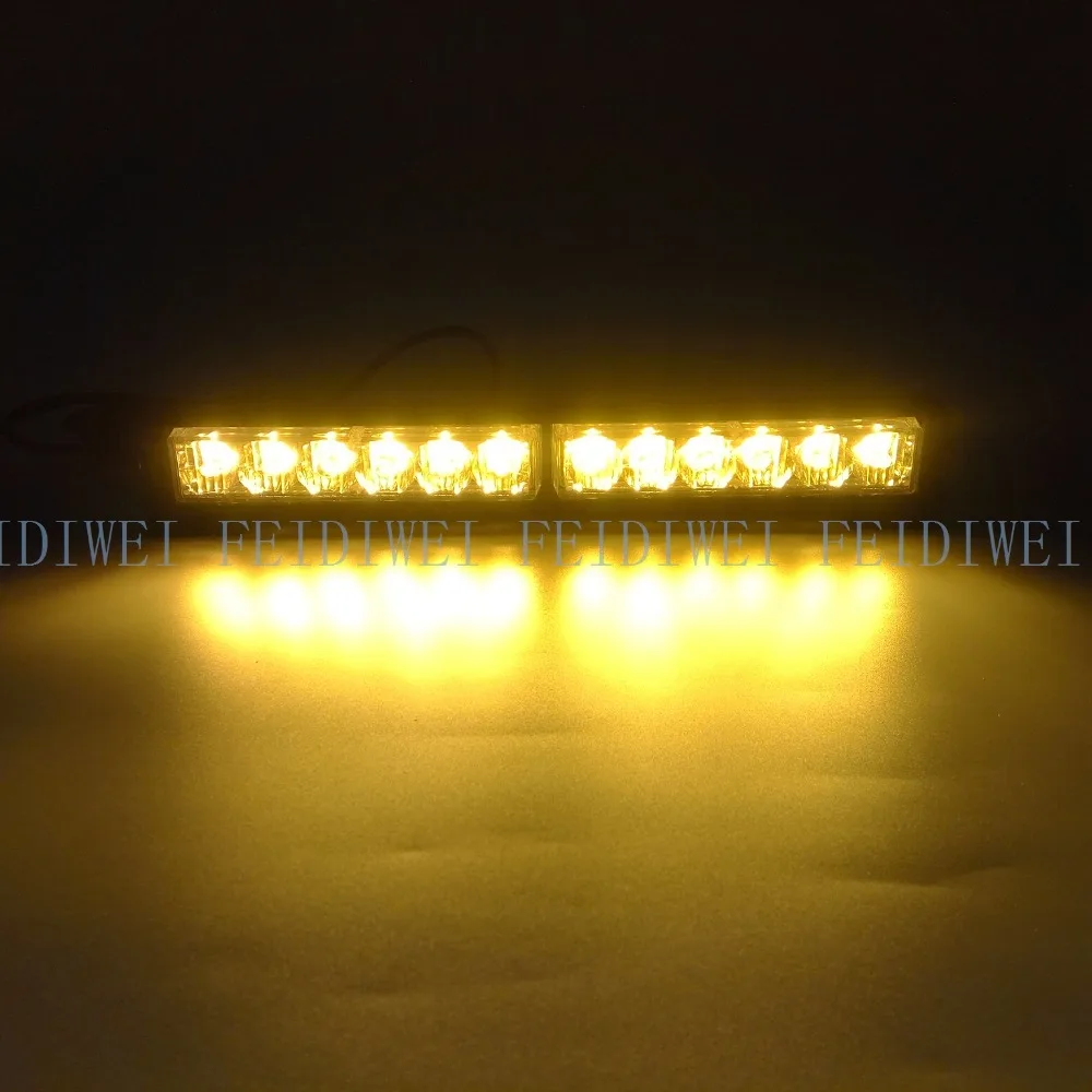 09012 12LED высокое Мощность мерцающий светильник пожарный мигающий аварийный