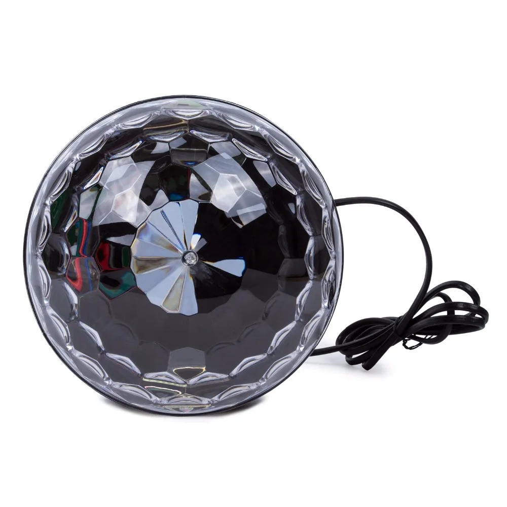 LumiParty LED RGB Шар свет 6 цветов Bluetooth MP3 хрустальный магический шар стробоскоп диско