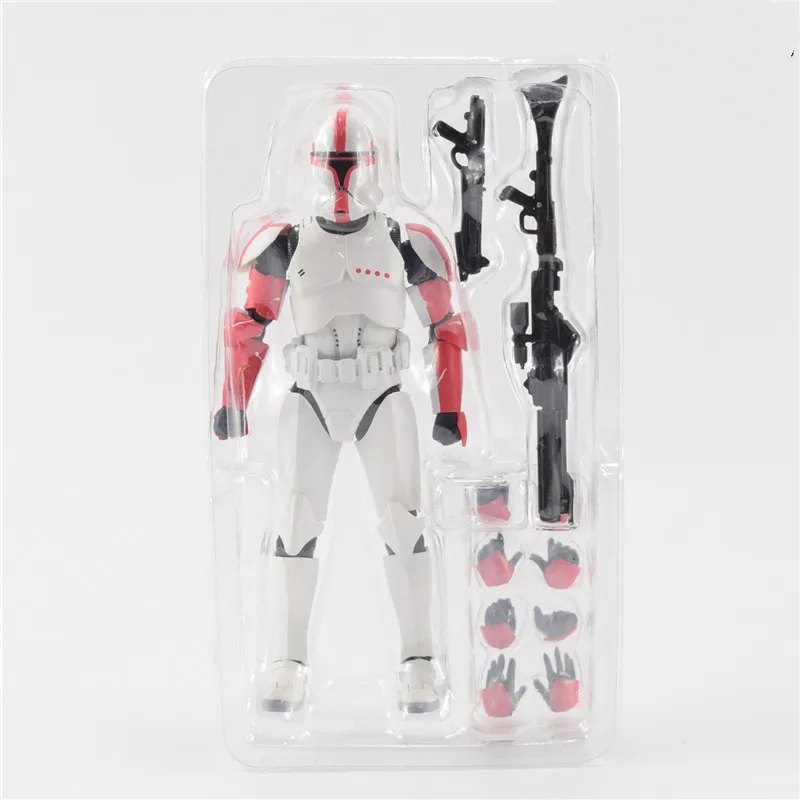 15-18 Звездные войны фигурка SHF Люк Скайуокер K-2SO клон Штурмовик фаза капитан ПВХ