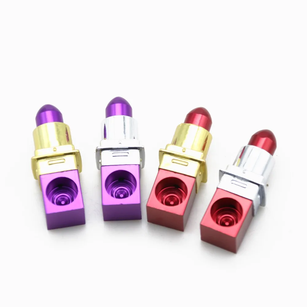 1 шт. креативная металлическая губная помада курительная трубка портативная