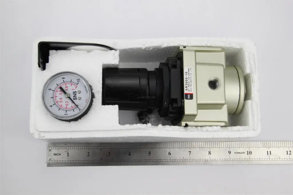 AirTAC Тип AR5000 10 1''BSPT регулятор сжатого давления Редуктор клапан SNS