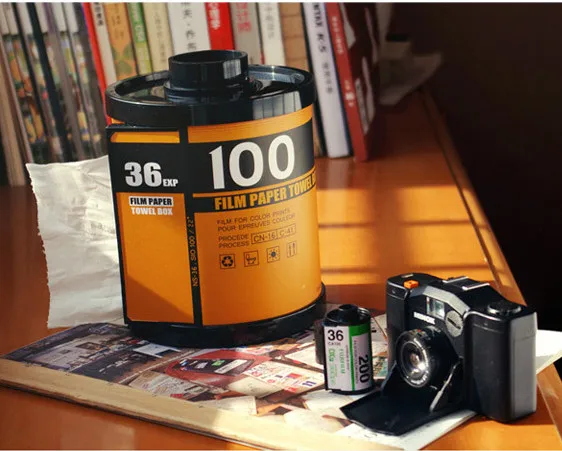 Creative film tissue box pumping paper towel tube Home Car Tissue Case Box Container Towel Napkin PapersBox | Дом и сад