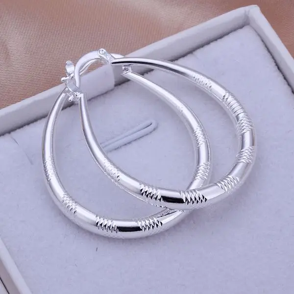 925-sterling-silver earrings 925 jewelry silver plated fashion Small ears ring E294- /cnkalera eesamvza LKNSPCE294 | Украшения и