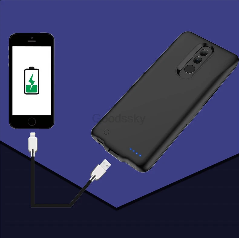 Mate 20 Lite 5000 мАч чехол для зарядного устройства для Hauwei mate 20 Lite противоударный внешний аккумулятор запасная зарядка задняя крышка Капа