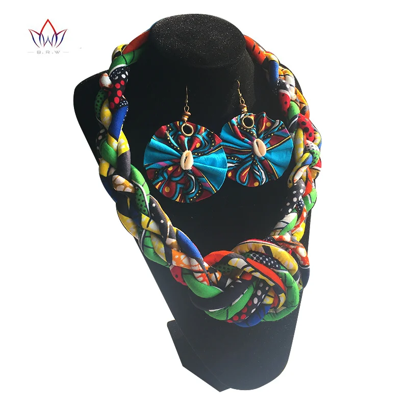 Модные африканские комплекты ожерелья и серьги классические бусы набор