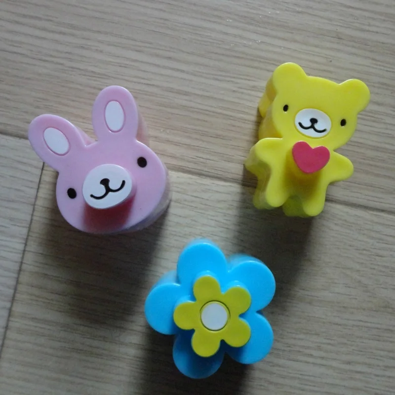 3 шт./компл. красивый кролик медведь цветок Форма Сделай Сам тост Сэндвич хлеб