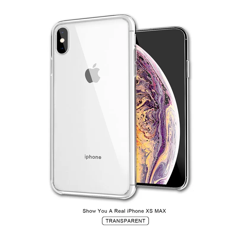 1:1 Официальный Стиль Прозрачный чехол для телефона для iPhone 8 7 6 6s Plus HD прозрачный противоударный чехол для iPhone X Xr Xs Max