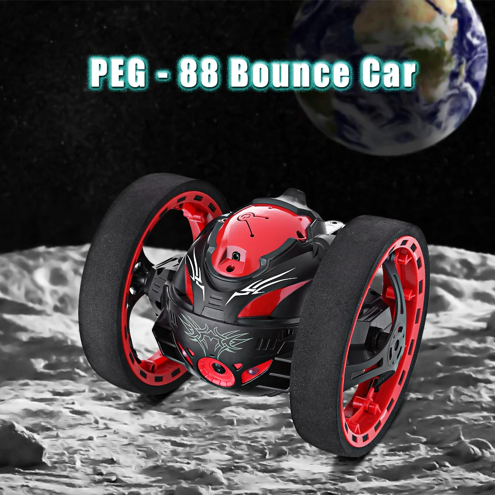 Новый RC автомобиль PEG 88 Bounce новый модернизированный Stunt 4CH 2 4 GHz Jumping Sumo с WIFI камерой