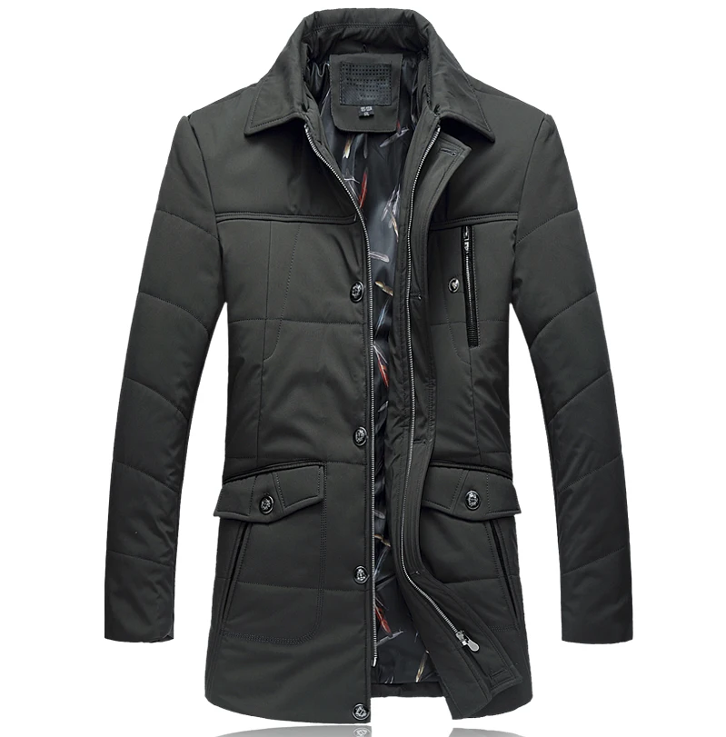LONMMY 4XL Повседневная парка мужские пальто Вельветовая утолщенная тонкая модная куртка с меховым воротником мужские зимние куртки Мужская ветровка Новинка