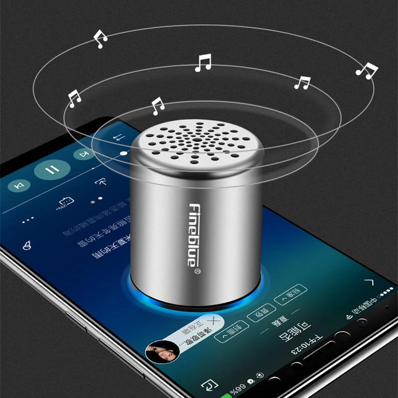 Fineblue MK10 Bluetooth динамик 4 2 стерео 3D сабвуфер TWS мини металлический беспроводной