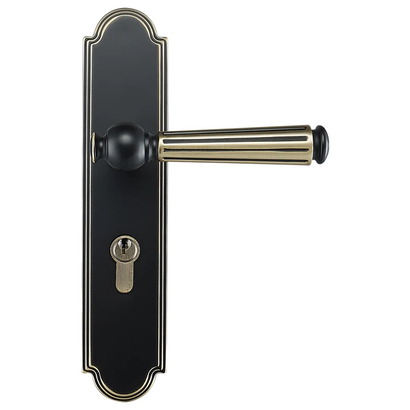 Простой европейский стиль межкомнатный обычный дверной замок или французская