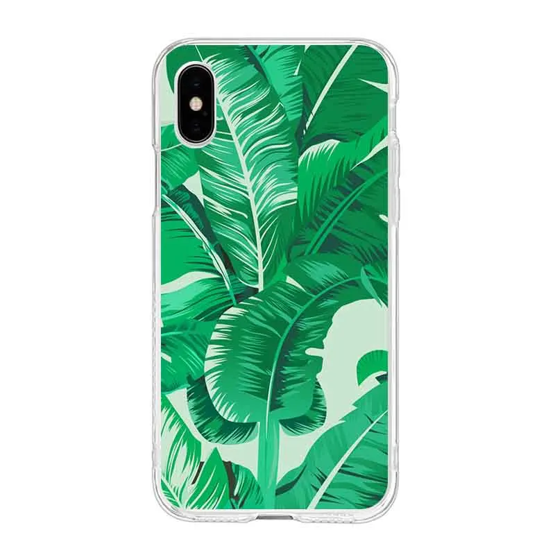 Мягкий прозрачный чехол для телефона из ТПУ с принтом в форме цветка розы pineappl