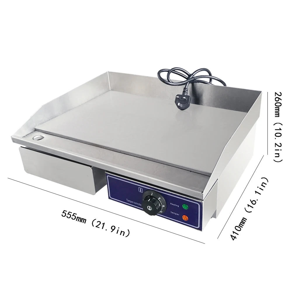 Коммерческое использование фермы плоская горячая пластина с CE Одобрено для