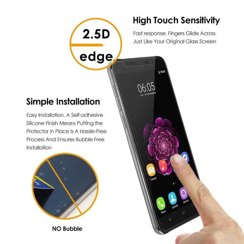 Для Oukitel K10000 Pro K8000 K6000 K5000 плюс K4000 C4 C5 C8 U20 U11 K5 закаленное Стекло 9 h Экран защиты |