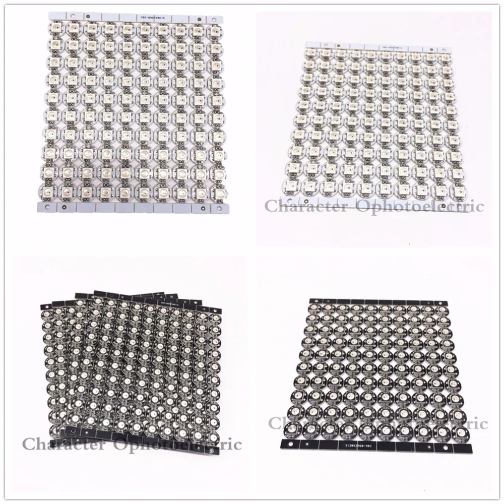 

Wholesale 50pcs WS2812B 5050 RGB LED &PCB Board 1-LED Module Pixel Light 5V with heatsink