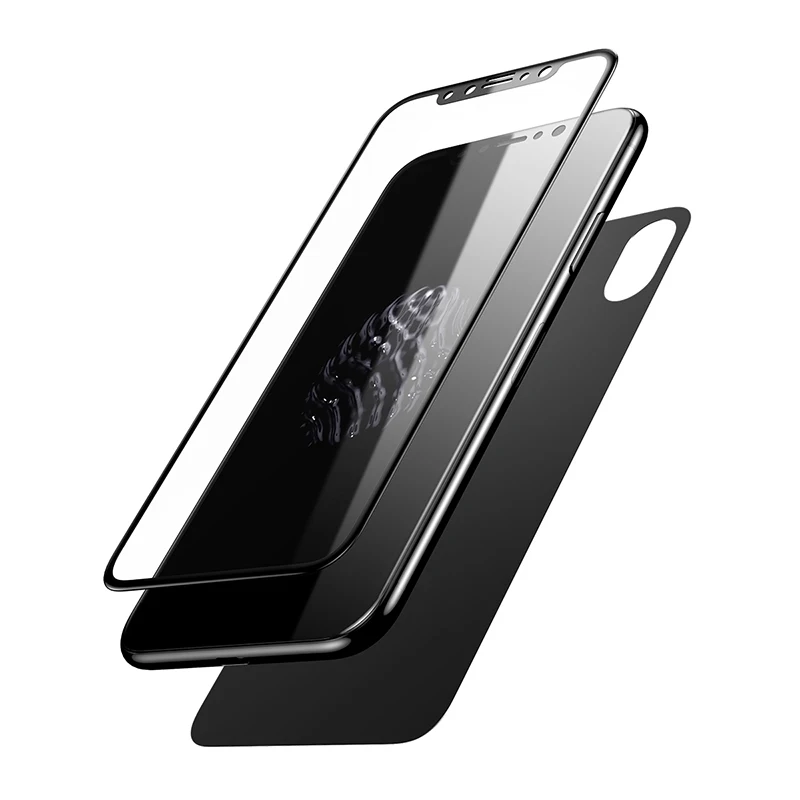 RZP 5D полное покрытие закаленное стекло для iPhone X защитная пленка экрана 10 передняя