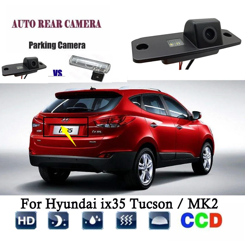 Камера заднего вида для Hyundai ix35 Tucson ix 35 MK2/камера камера вида/CCD/камера ночного