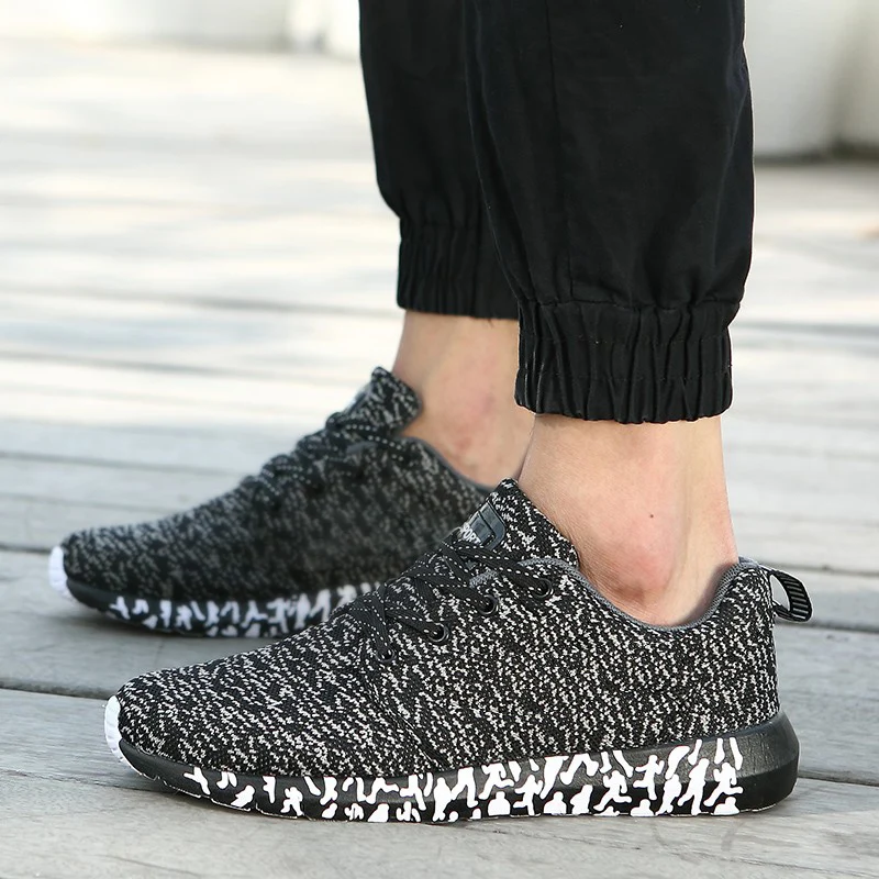 Bomkinta Hot Sale Tenis Casual Shoes Men Plus Size 35-47 Woven Camouflage Footwear For Male Breathable Sneakers | Обувь