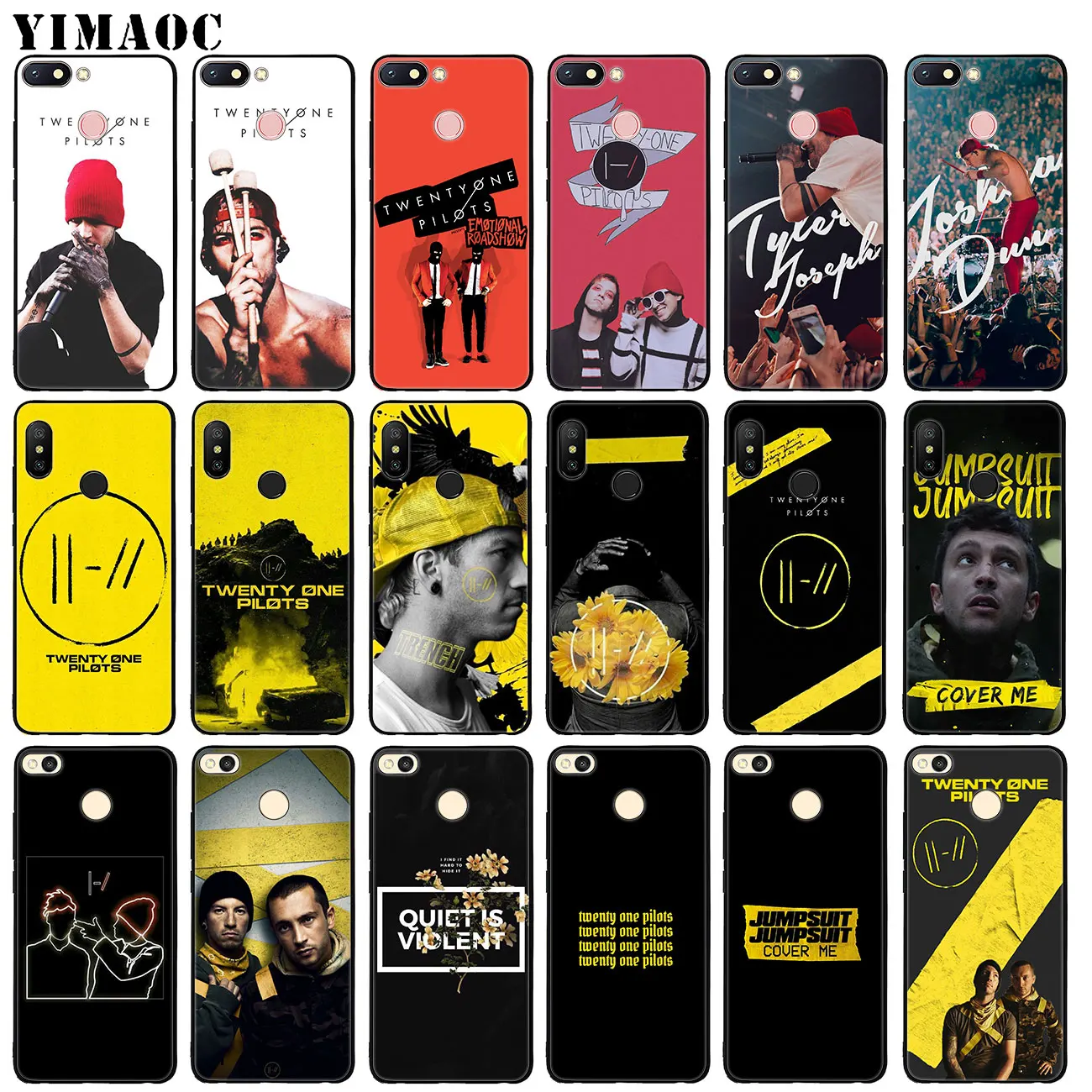 Мягкий силиконовый чехол YIMAOC twenty one pilots Trench для телефона Xiaomi Redmi K30 K20 Note 8 8T 7 5 6 Pro Mi