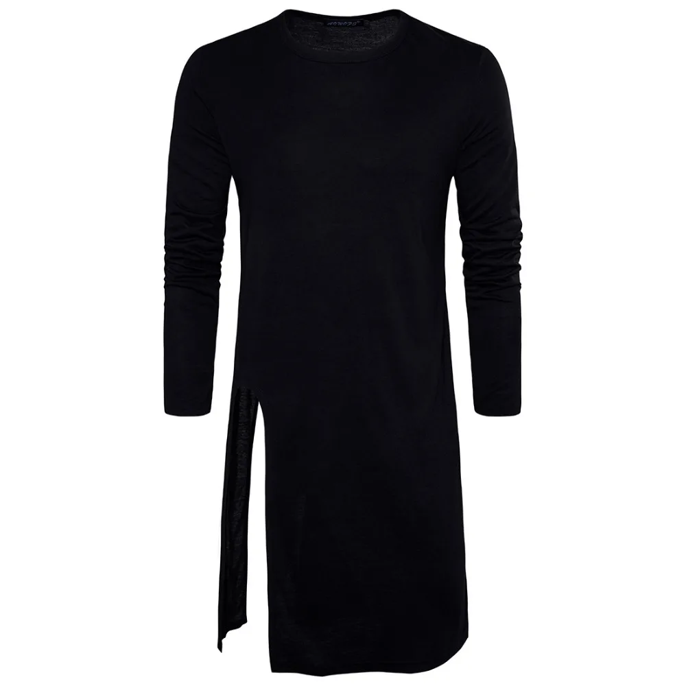 Мужская футболка с длинным рукавом для ночного клуба хип-хоп | одежда