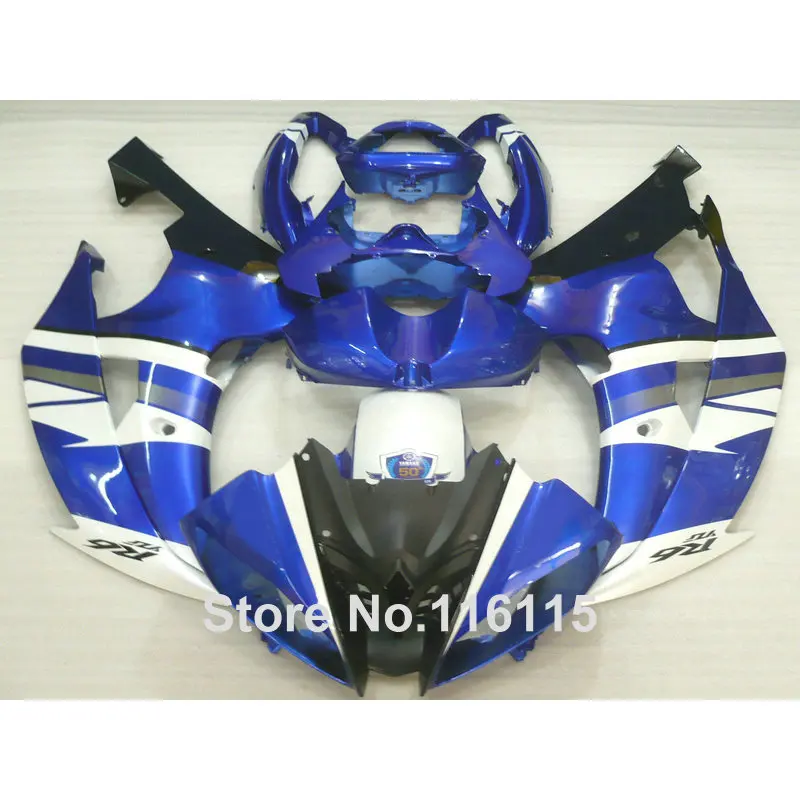 

Комплект обтекателей из АБС для YAMAHA R6 2008-2014, синий, белый, черный комплект обтекателей YZF R6 08 09 10 11-14 #2116, полный впрыск
