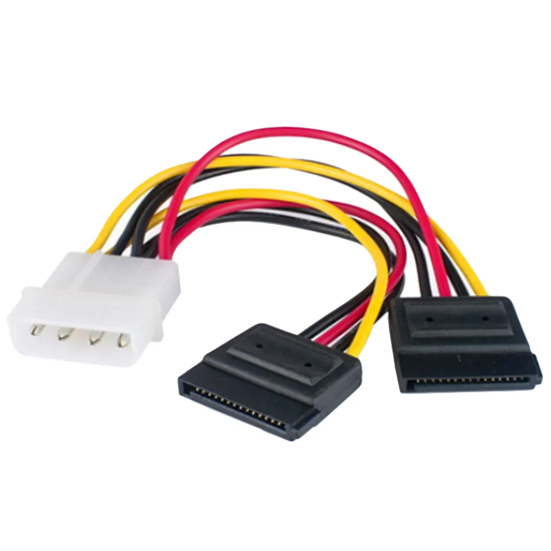 Кабельный адаптер 1 гнездо на 2 гнезда 18 см USB2.0 4 контактный IDE для