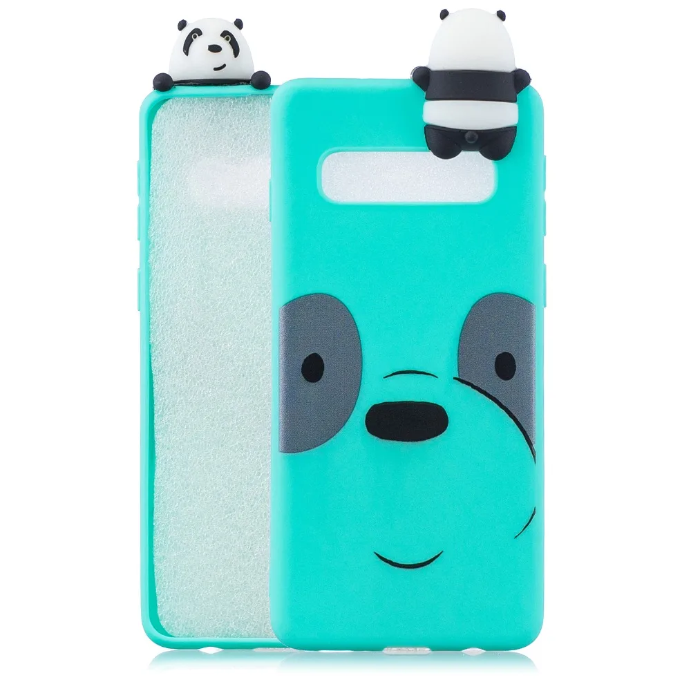 Case For Samsung Galaxy S9 S10 Plus S10e S9plus S10plus 3D Cartoon Silicone Cover S7 Edge S8 |