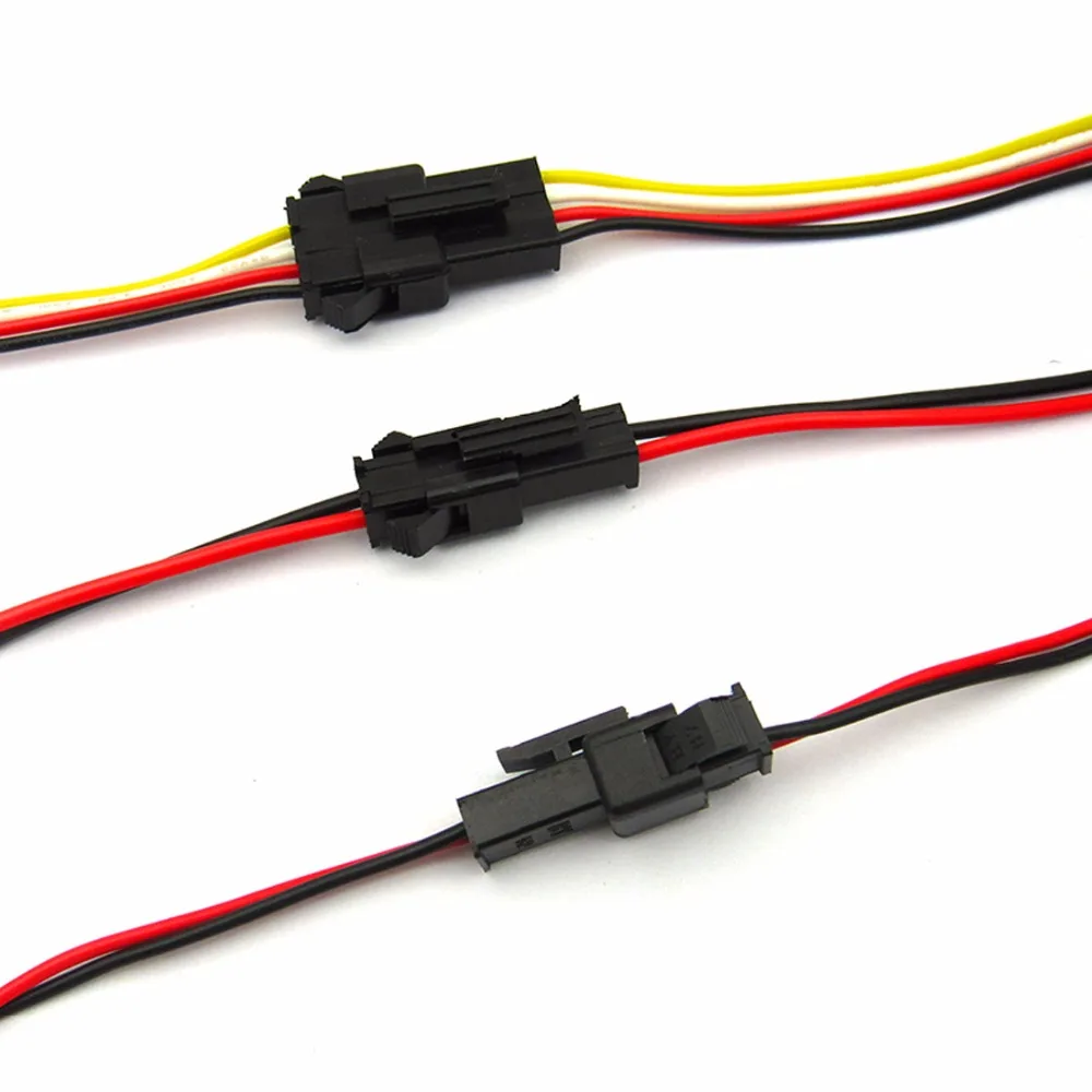 

10 pairs 2P JST SM butted line male and female connector terminal cable electronic wire 20/30/40cm