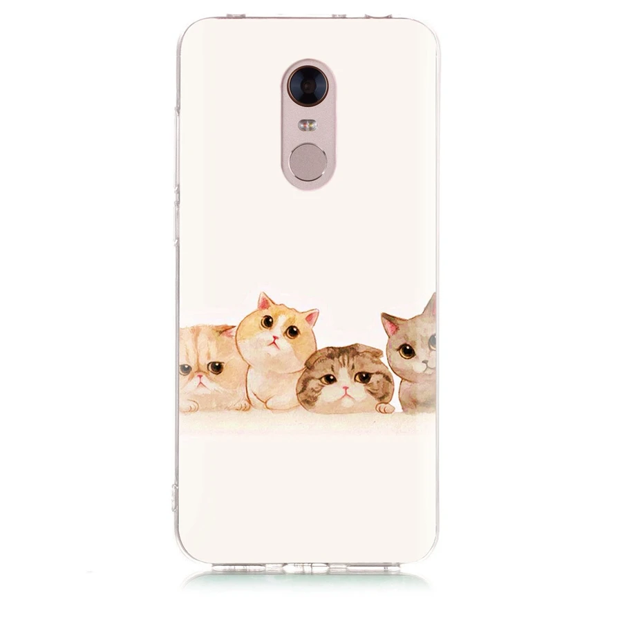 Silicone Case For Xiaomi Redmi 4X Note 3 Mi A1 4 Pro 4A 5 6 6pro 5A 6A Soft TPU Cover Fundas Cartoon D103 |