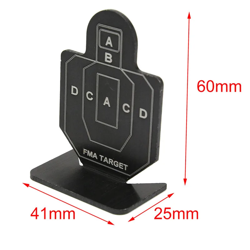 FMA 6pcs/set Outdoor Metal Airsoft Tactical Hunting Shooting Target Set Archery Kit Practice Accessories TB1003|metal target|gbb airsofttarget
