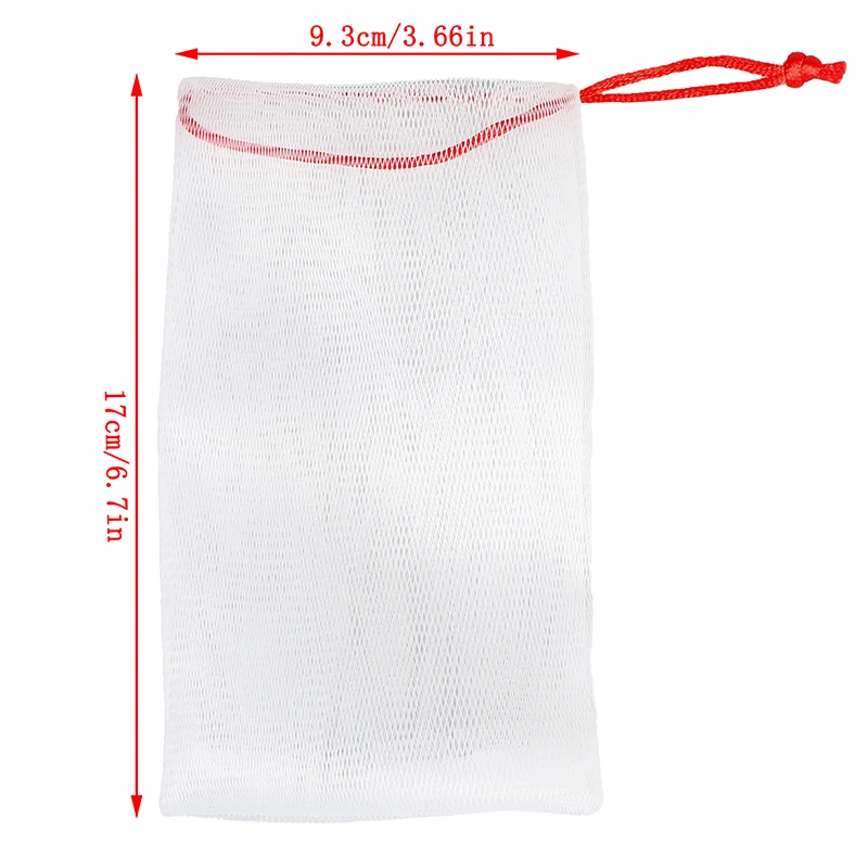 

5pcs/lot Random Soap Foaming Net Saver Bag Suds Bubbles Maker Bath Easy Bubble Mesh Skin Care