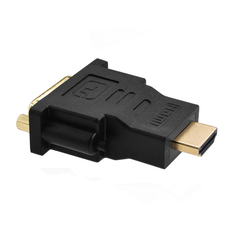 Адаптер преобразователь Amkle DVI 24 + 5 мама в HDMI совместимый штекер для HD ТВ ЖК ПК