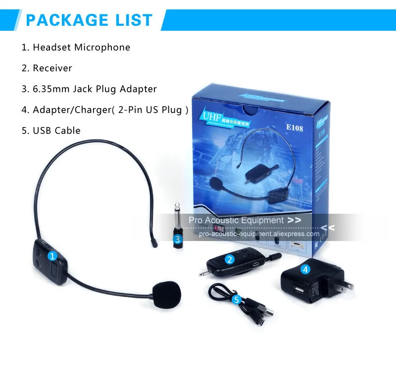 Беспроводная гарнитура UHF микрофон микрофонная система разъем 3 5 мм приемник для