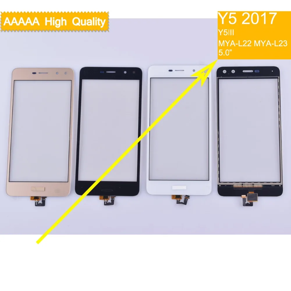 50 шт./лот для Huawei Y5 2017 Y5III MYA-L22 MYA-L23 Сенсорный экран сенсорный Панель Сенсор